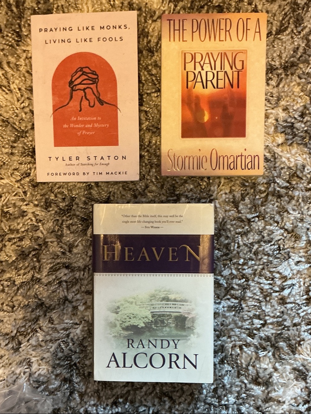 3 book bundle- Christian Nonfiction